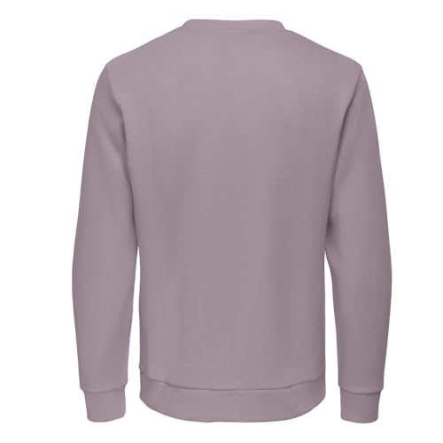 Only & Sons Chase felpa uomo L viola cotone