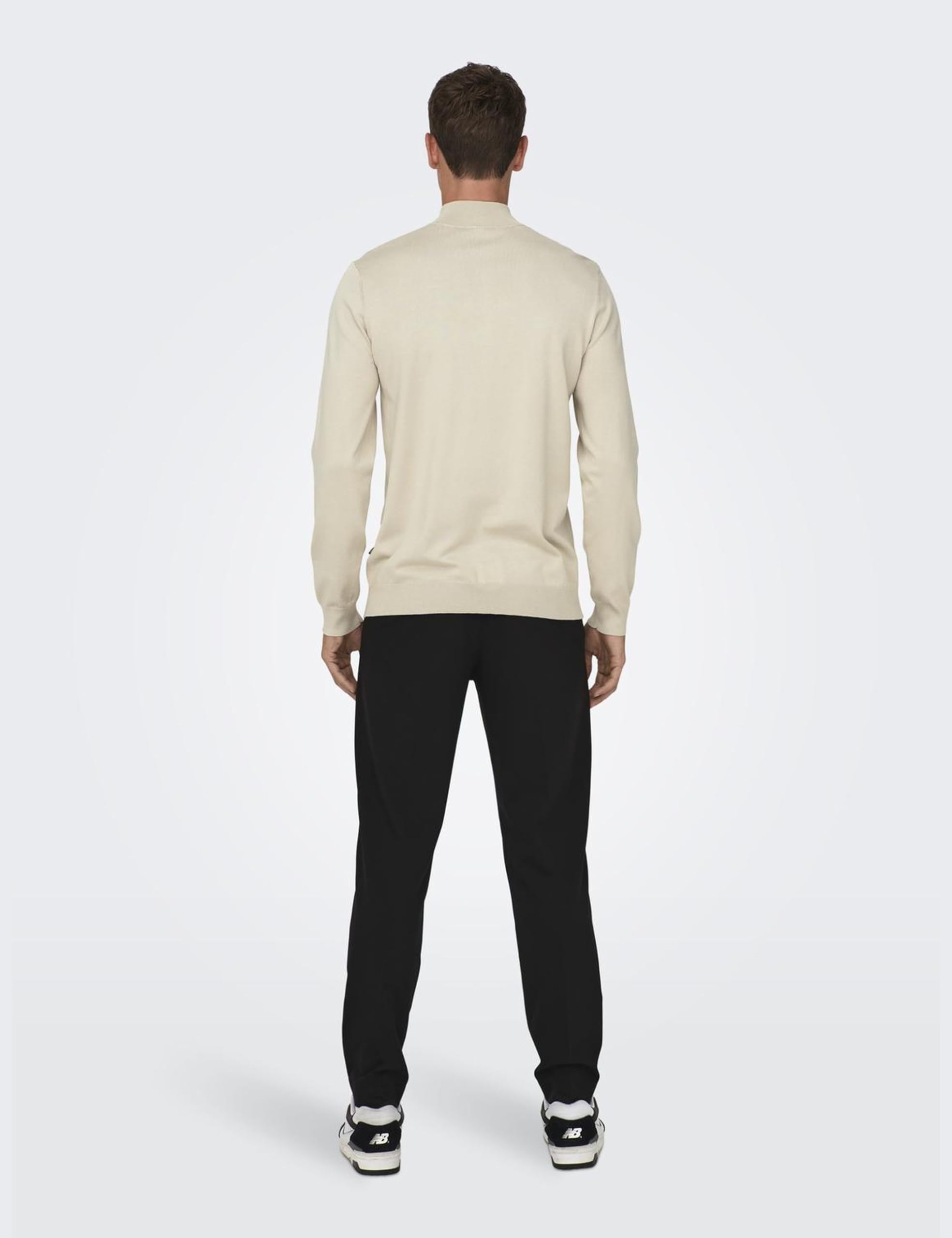 ONLY & SONS Maglieria Maglione Uomo Girocollo Lavorato a Maglia