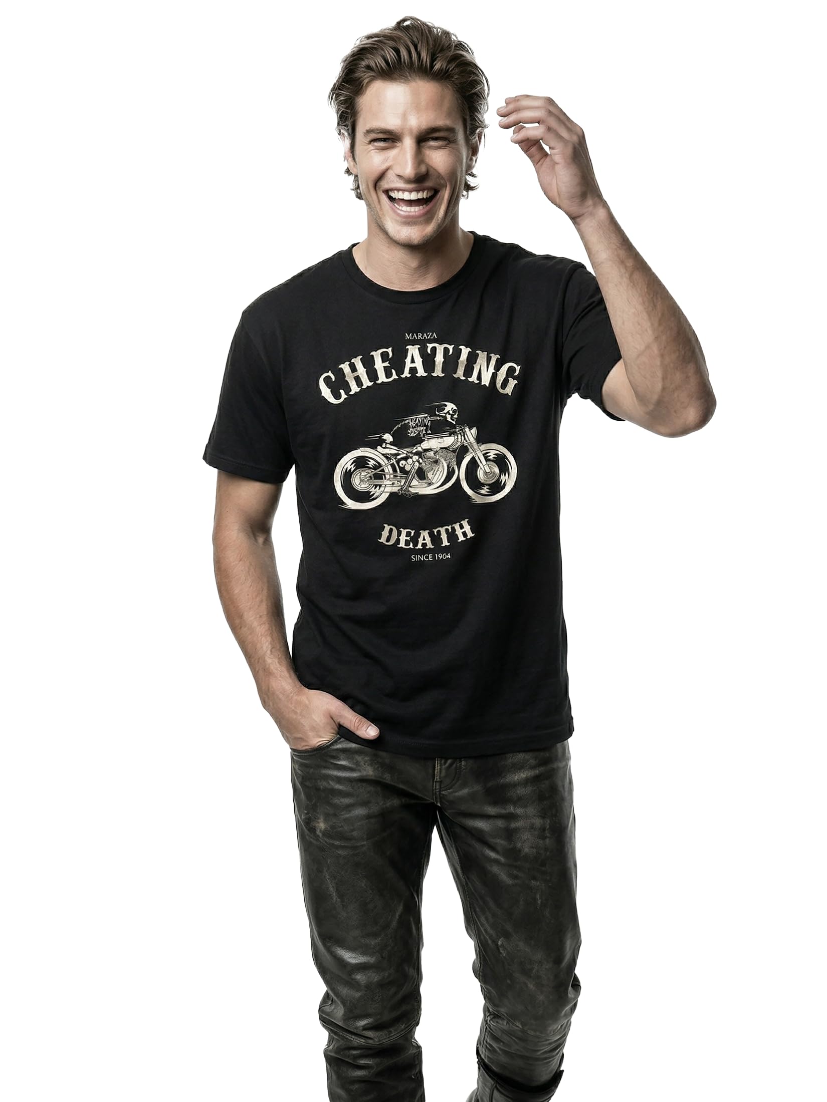 MAKAYA T-Shirt Uomo Cheathing Death Since 1964 Moto M