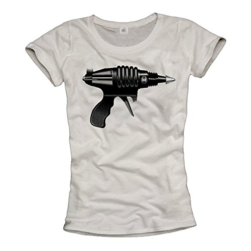 MAKAYA Gamer Laser Gun t-shirt donna cotone taglia L
