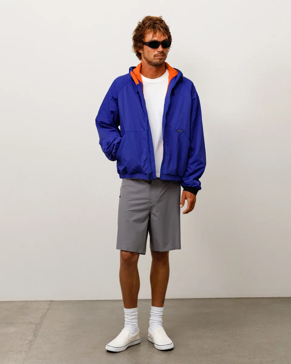 Stussy Coastline Hooded Jacket giubbotto Iris M nylon