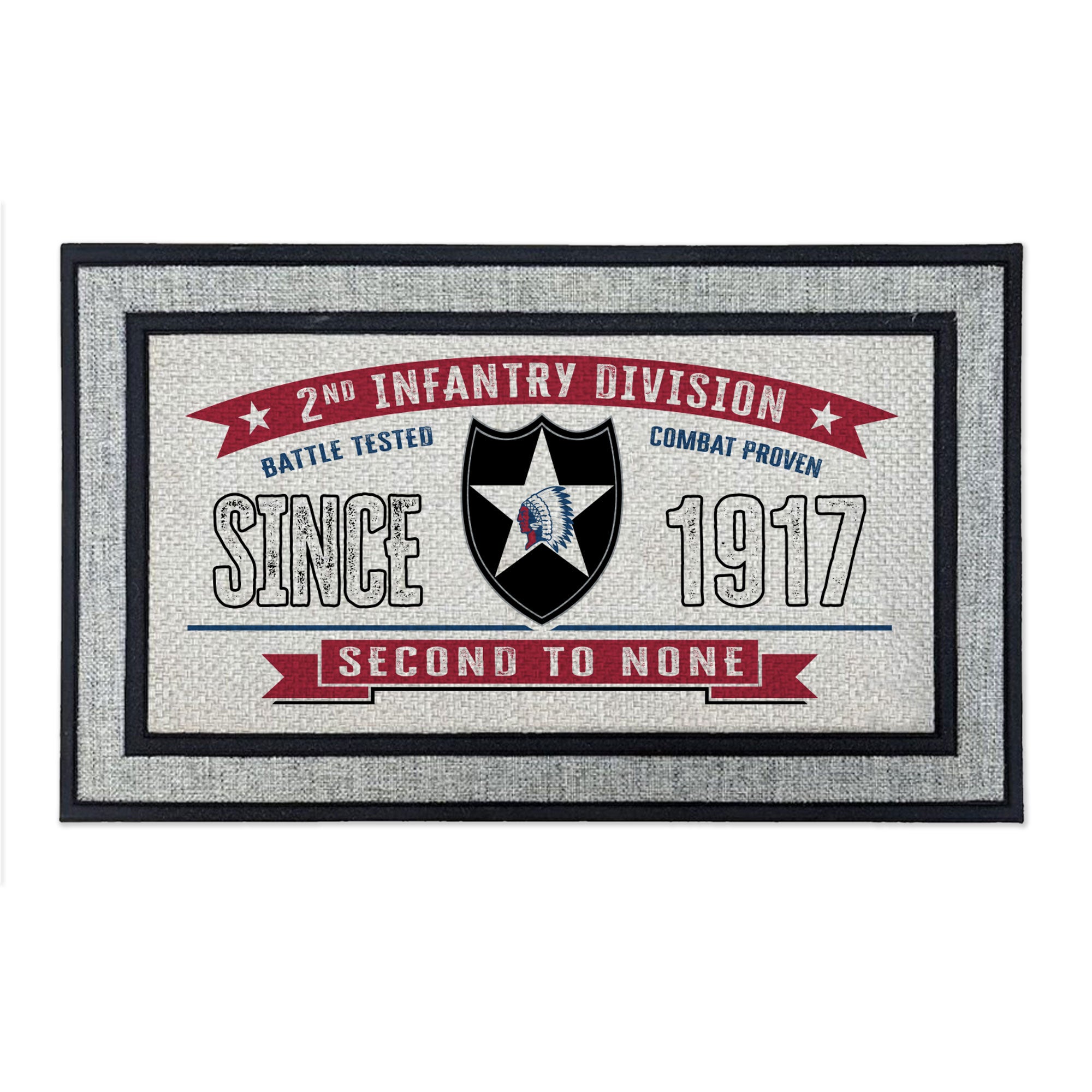7.62 Design US Army 2nd Infantry Division zerbino 45x76 grigio