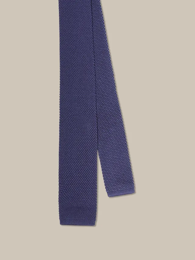 Robert Talbott Redford cravatta knit seta copen REG