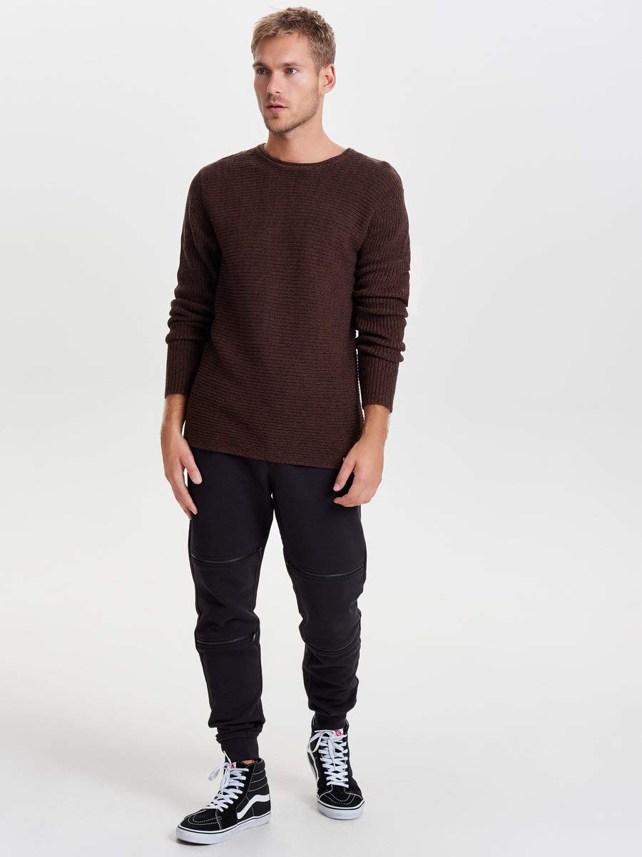 ONLY & SONS Onssato maglione uomo in cotone multicolore
