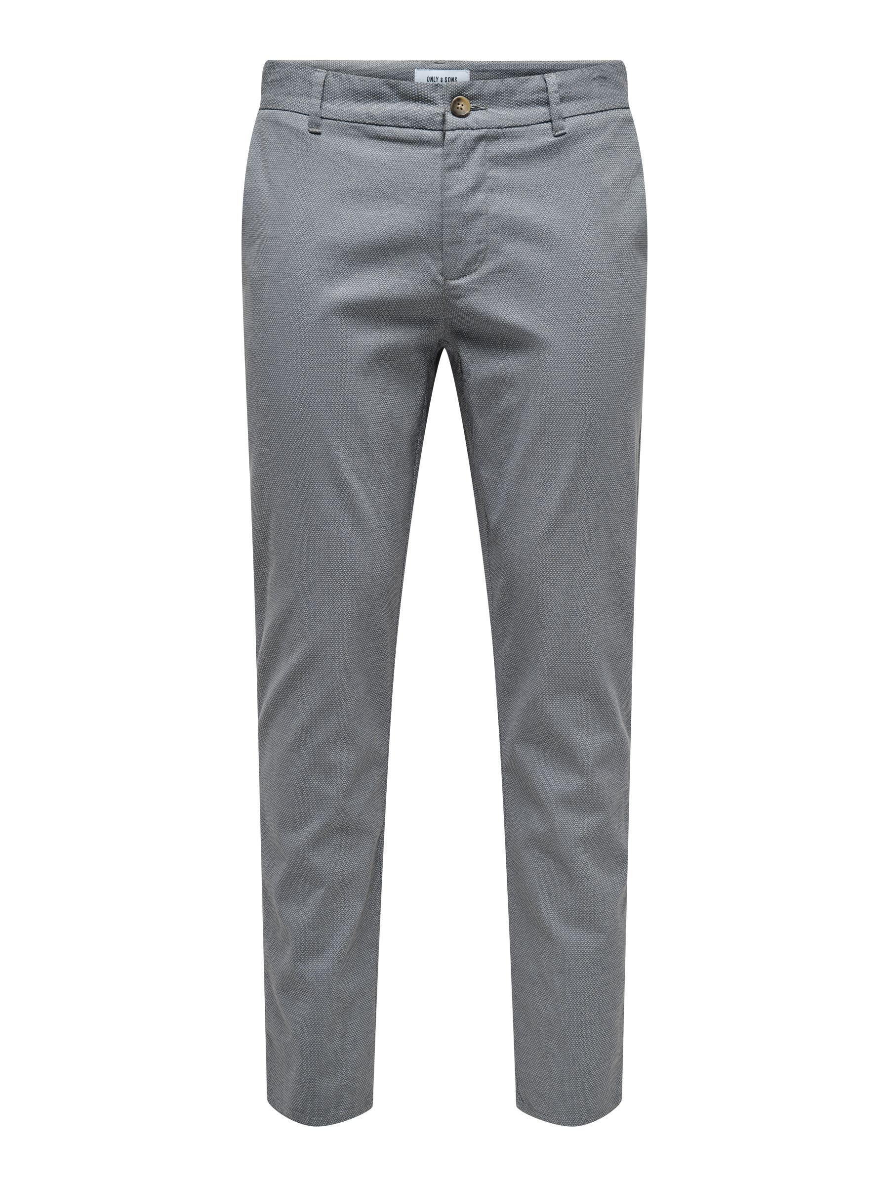 Only & Sons Onsmark Pete Slim Pantaloni Chino 32W/32L Grey