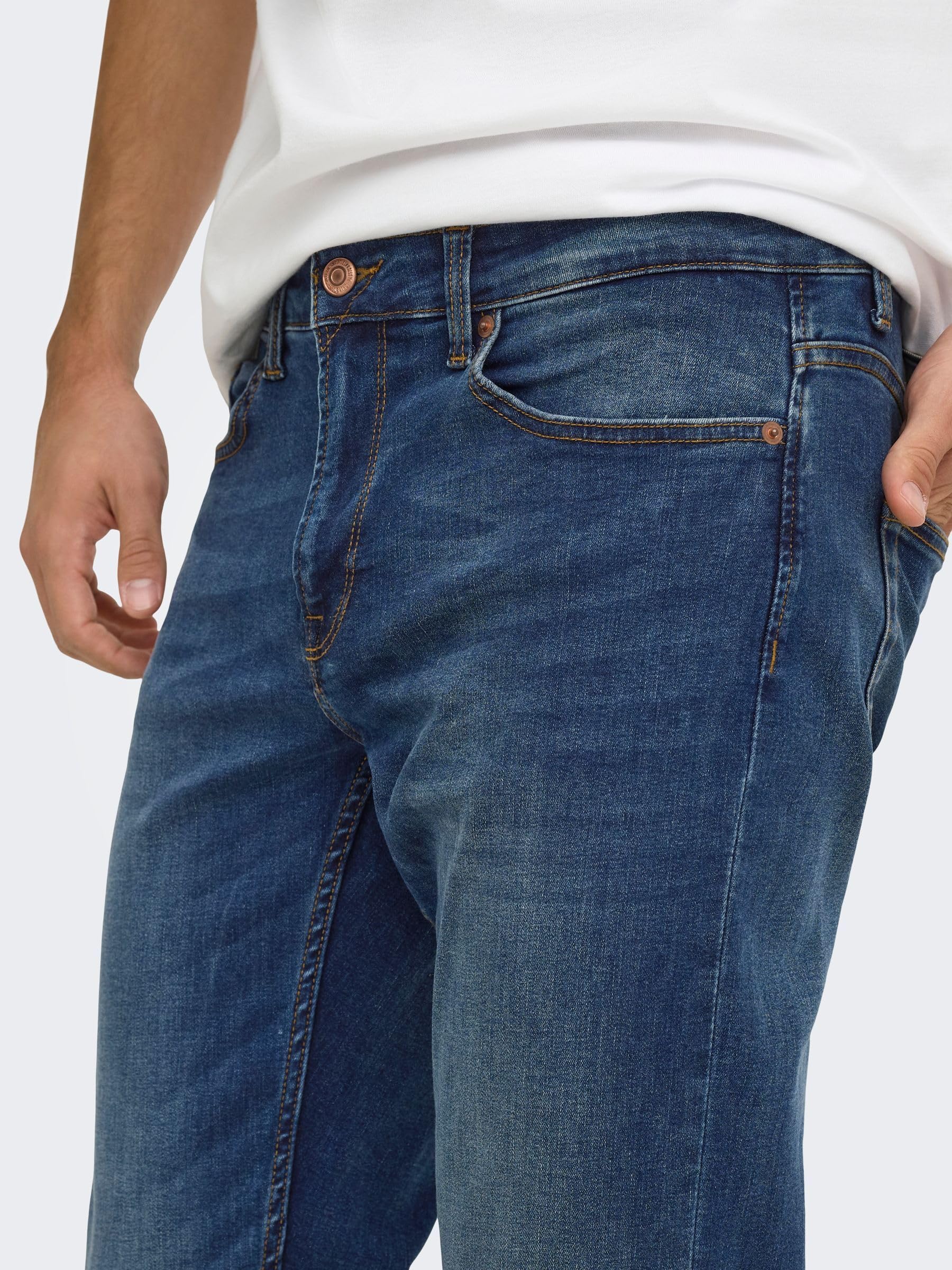 Only & Sons Onsweft Jeans Slim Fit Uomo Blu Denim Slim