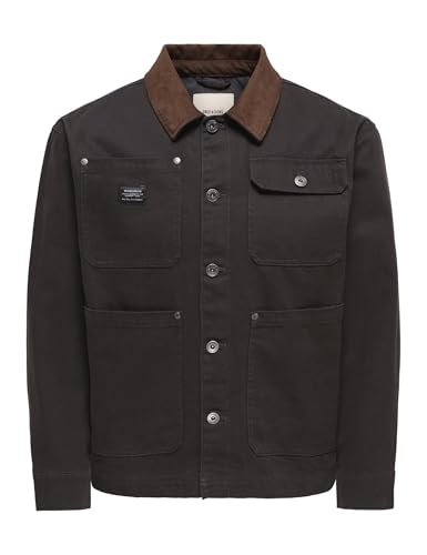 Only & Sons Onsricky Giacca Cotone S Liquirizia Uomo