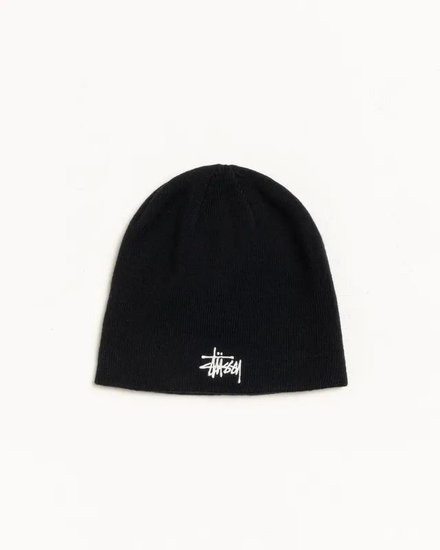 Stussy Basic Skullcap beanie acrilico Black