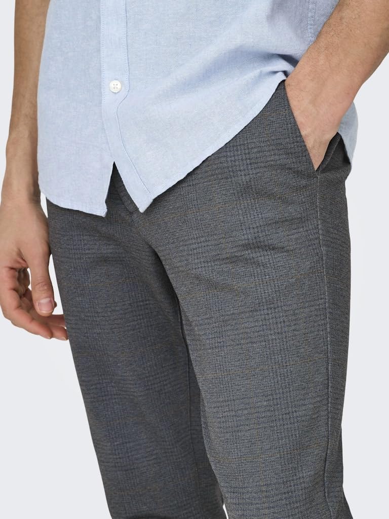 ONLY & SONS Onsmark Slim Pantaloni uomo 31W/30L navy
