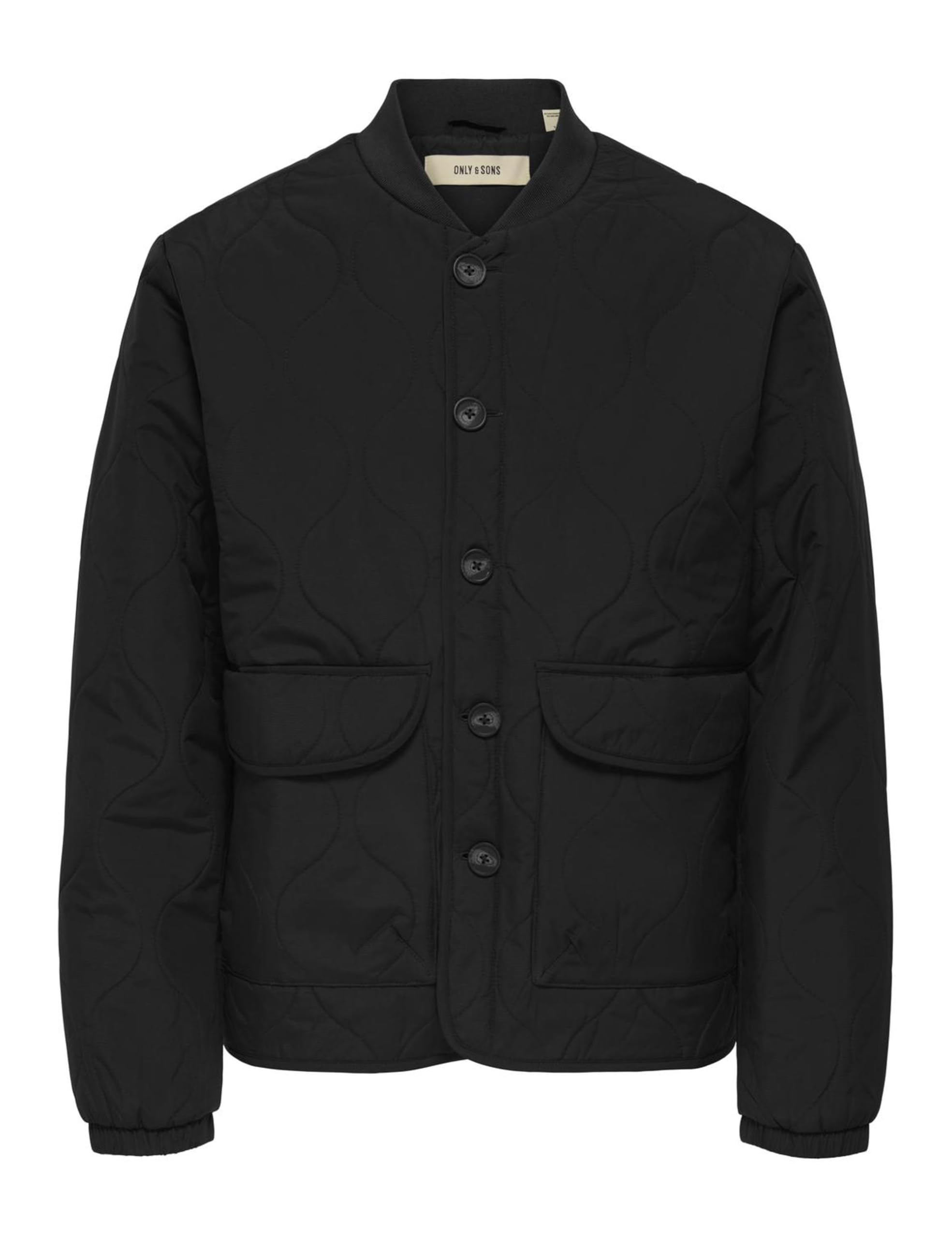Only & Sons Onsanton Giacca Trapuntata Uomo Nero Imbottita