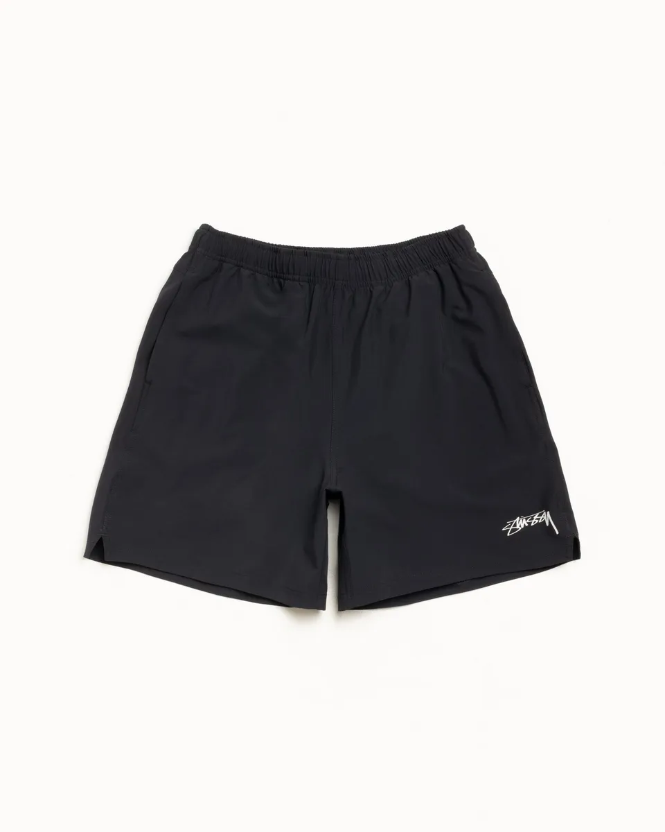 Stussy Sport Short pantaloncini neri stretch 17,1 cm