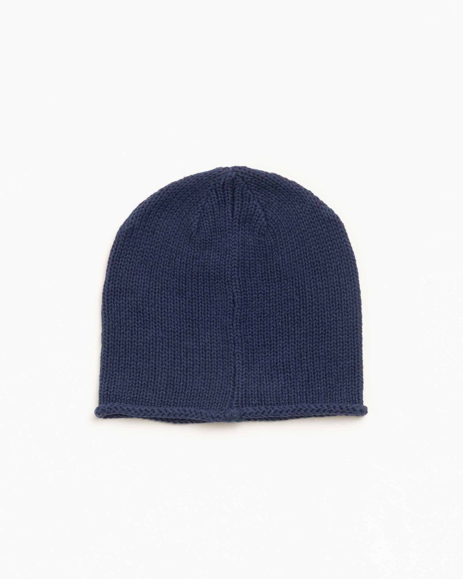 Stussy S Knit Skullcap berretto Navy lino cotone