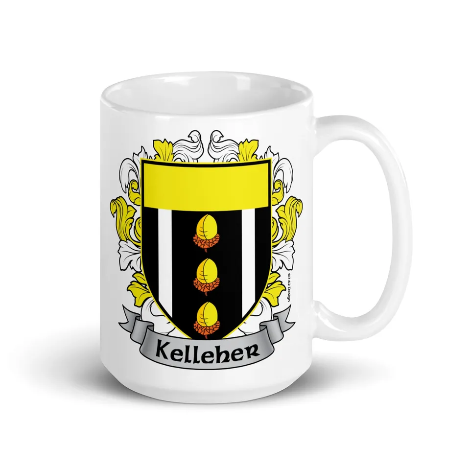 7.62 Design Drinkware Kelleher Irish Crest tazza ceramica 15oz