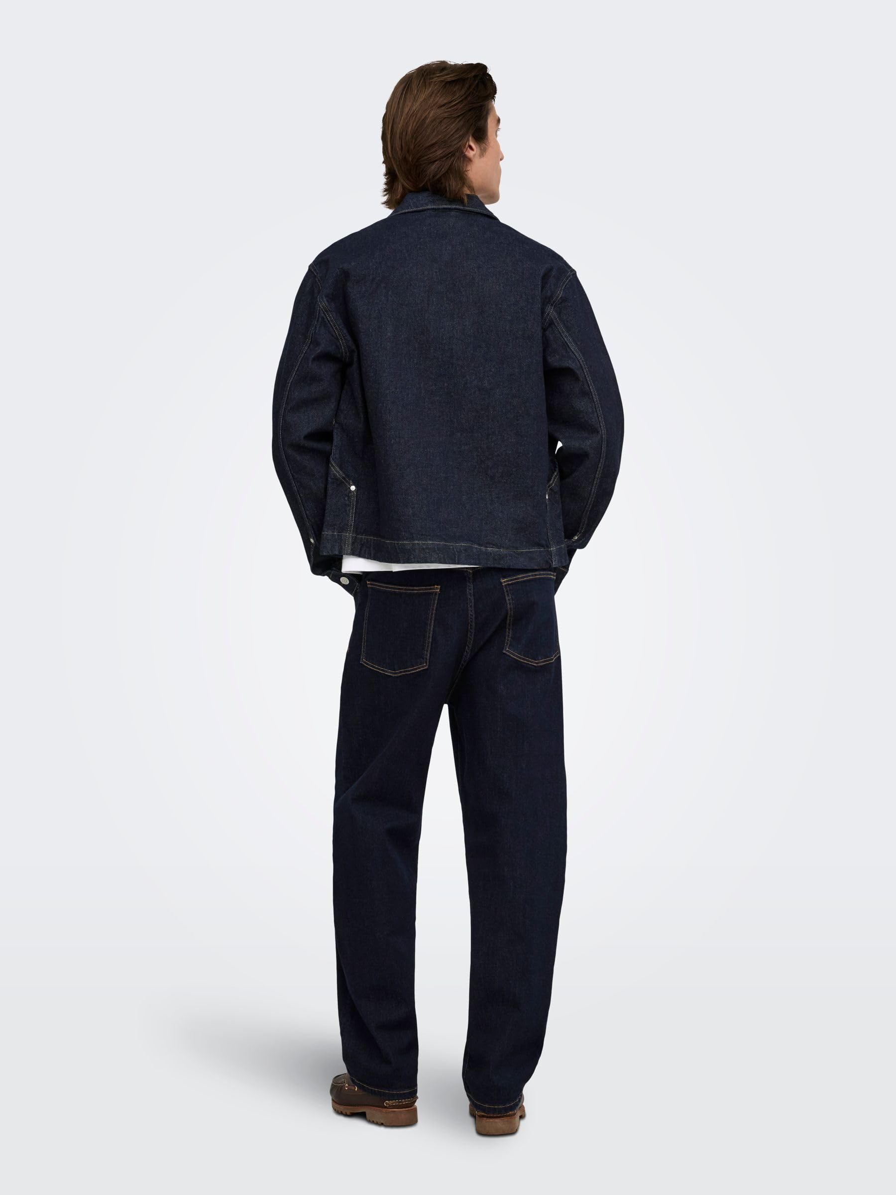 Only & Sons Onsartisan Giacca Jeans Uomo M Denim