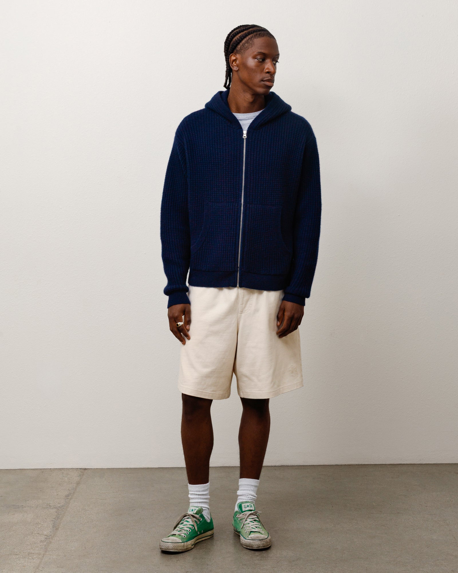 Stussy Jersey Short pantaloncino stone jersey cotone