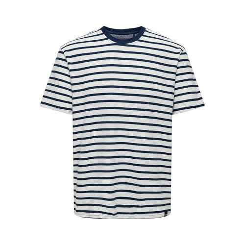 Only & Sons Kian Reg Seersucker T-shirt uomo XS righe