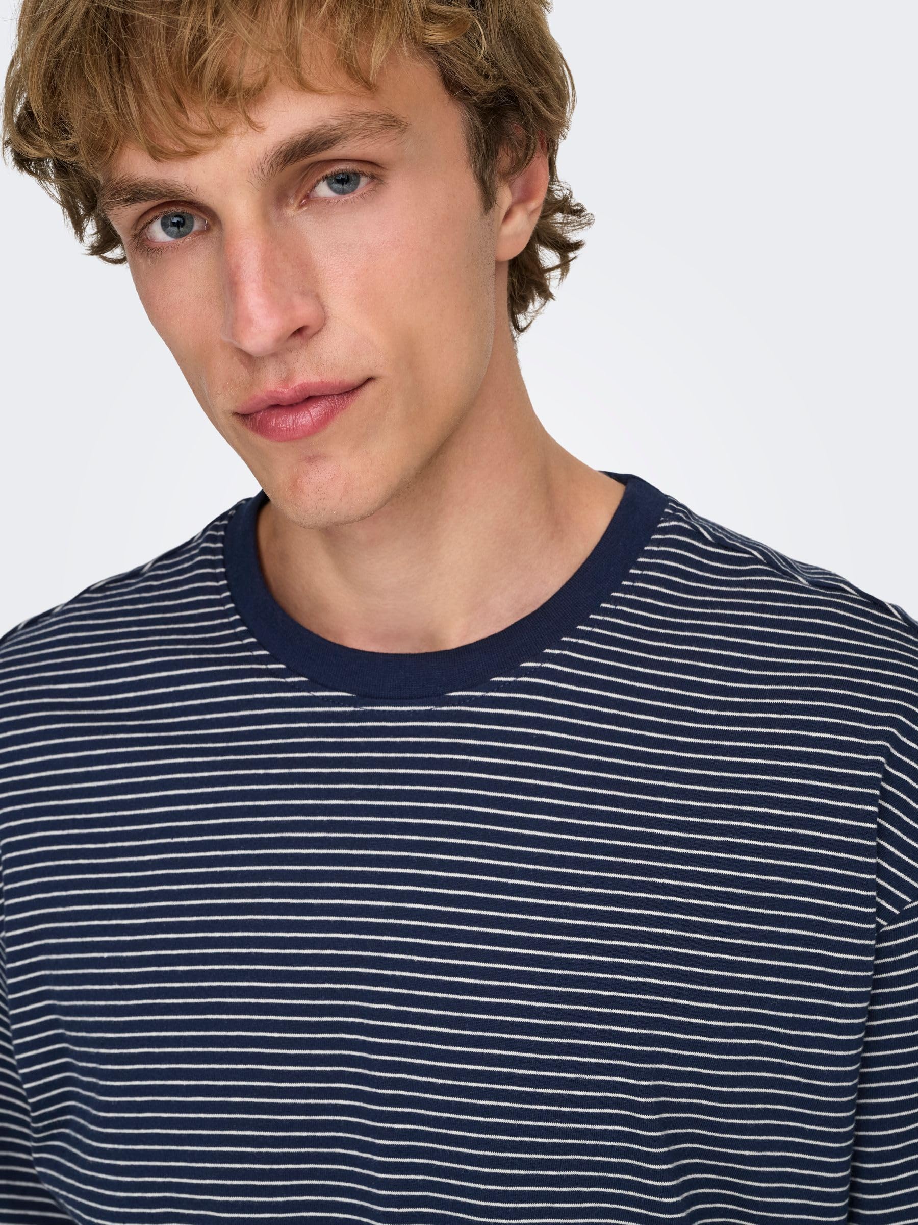 Only & Sons Onsfred Life t-shirt uomo righe taglia XL