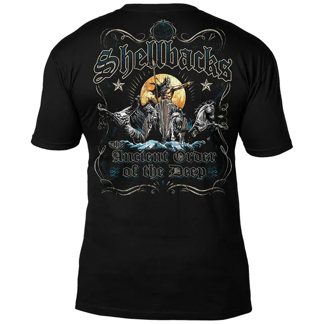 7.62 Design Shellbacks Ancient Order maglietta nera cotone