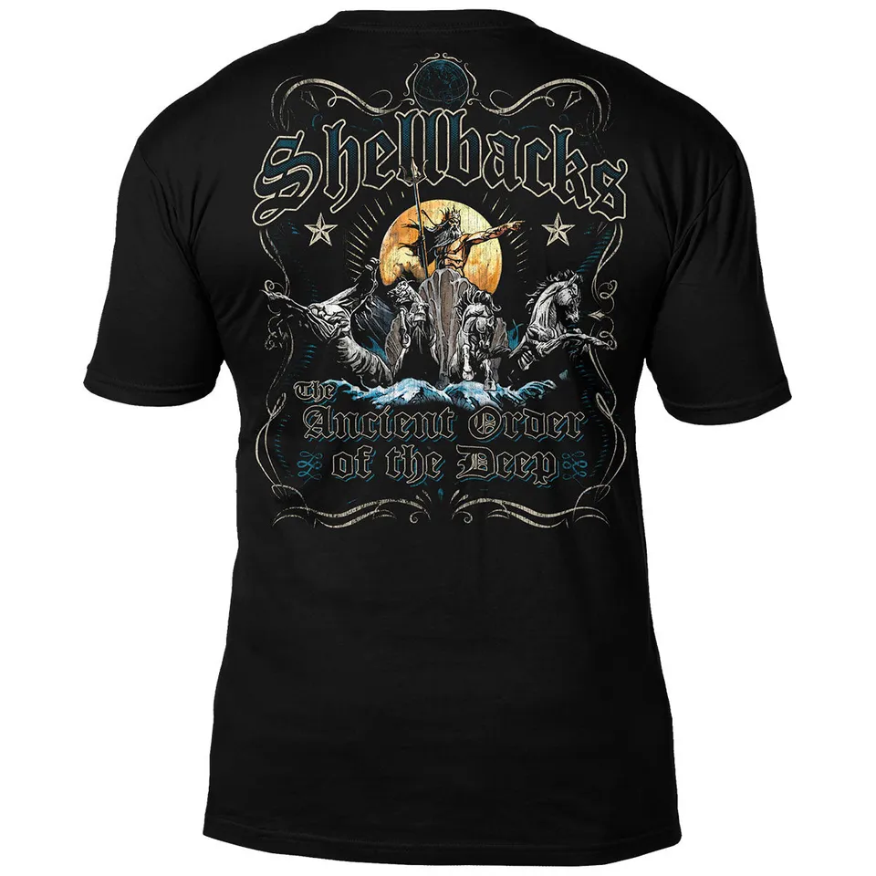 7.62 Design Shellbacks Ancient Order maglietta nera cotone