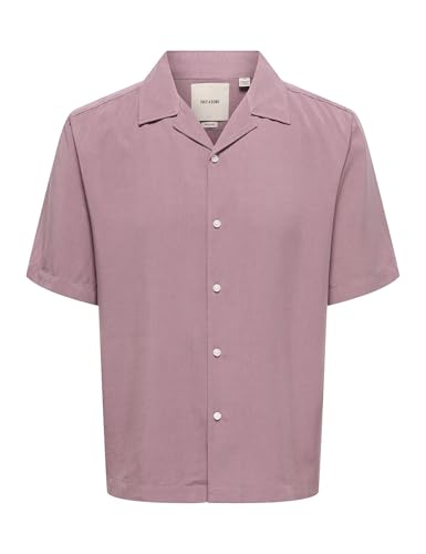 Only & Sons Onsperu Camicia Uomo Manica Lunga Grigia
