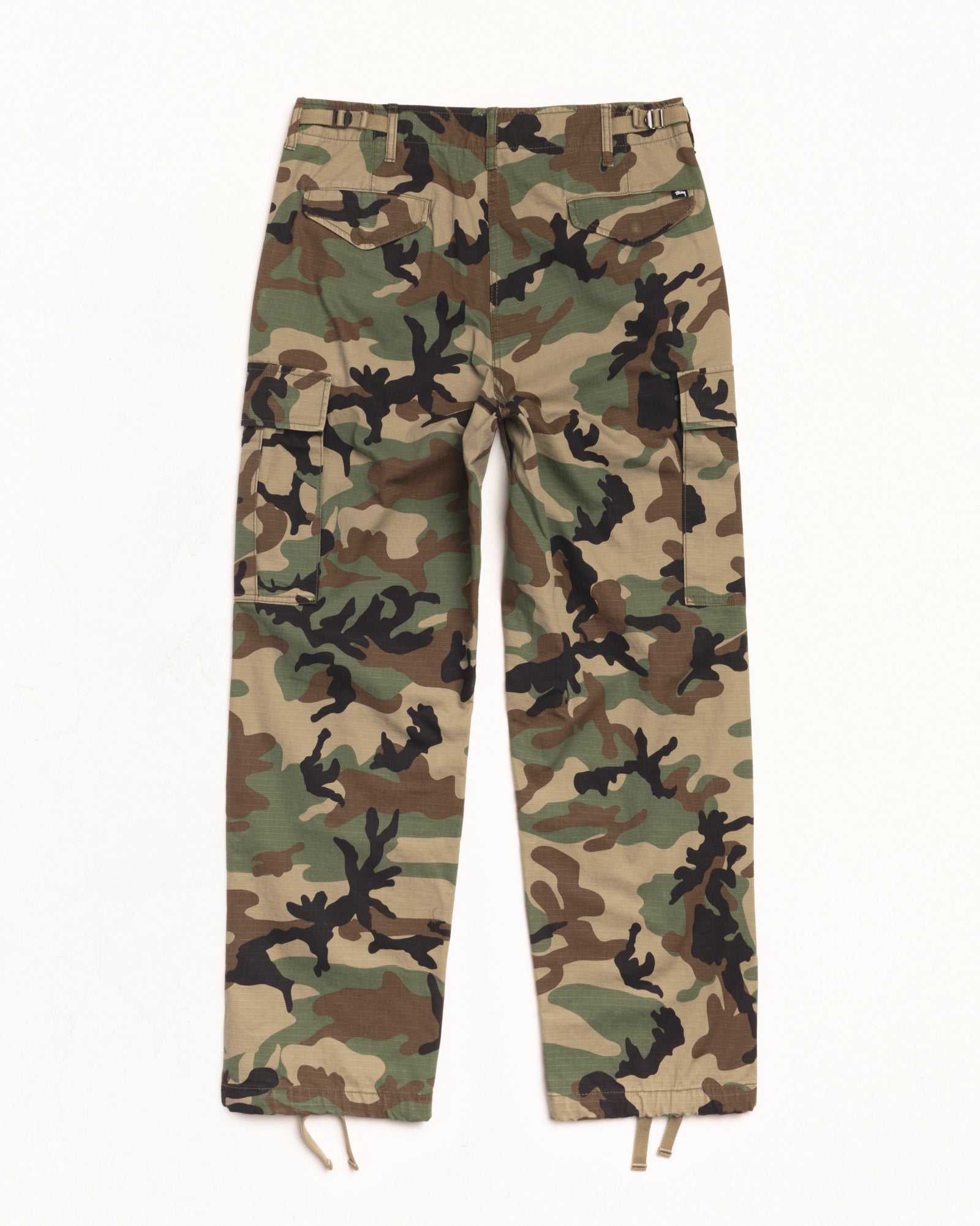 Stussy Cargo Pant pantalone Woodland Camo ripstop cotone