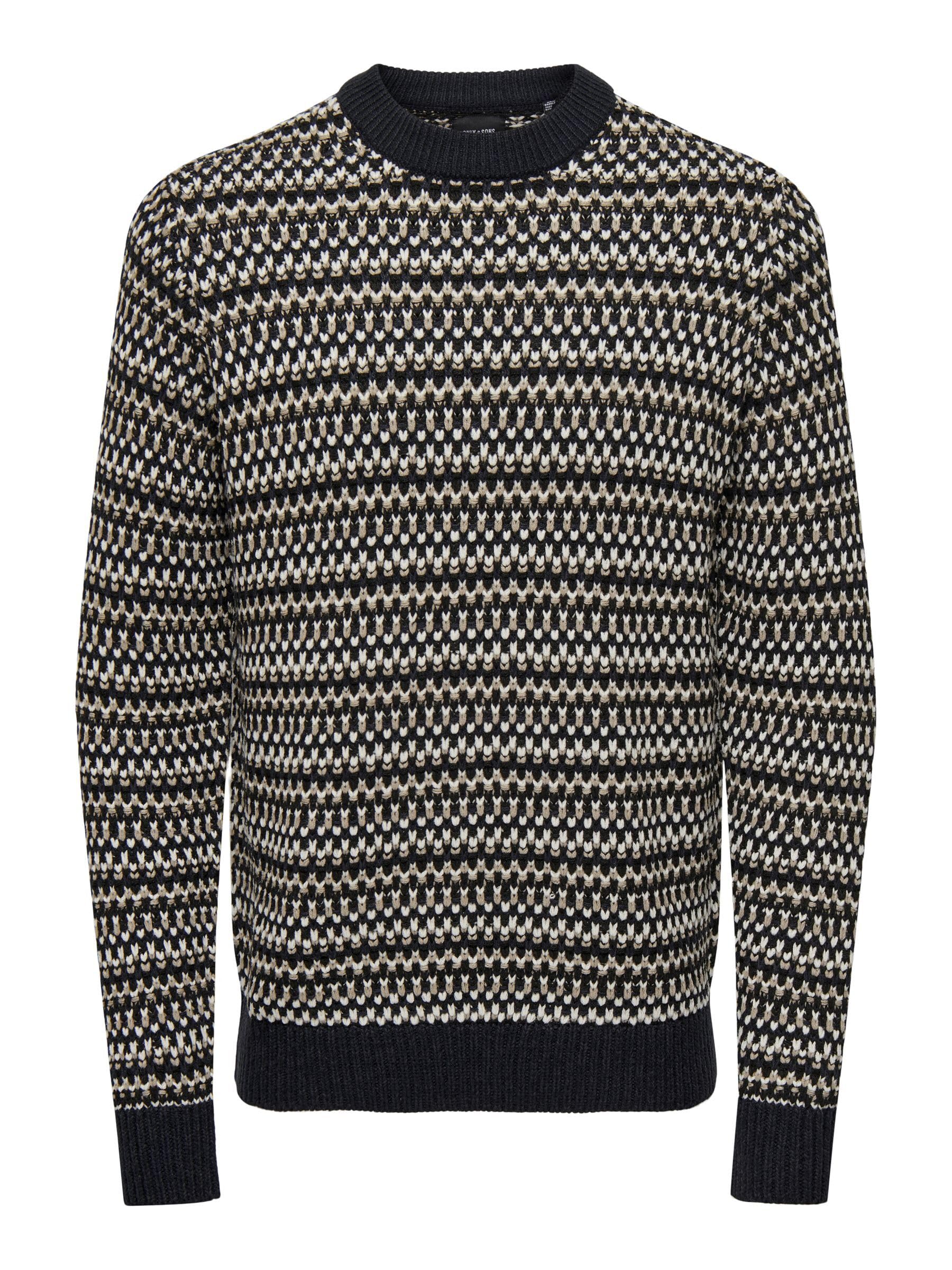 ONLY & SONS Maglieria Onsmusa Pullover Uomo S blu navy