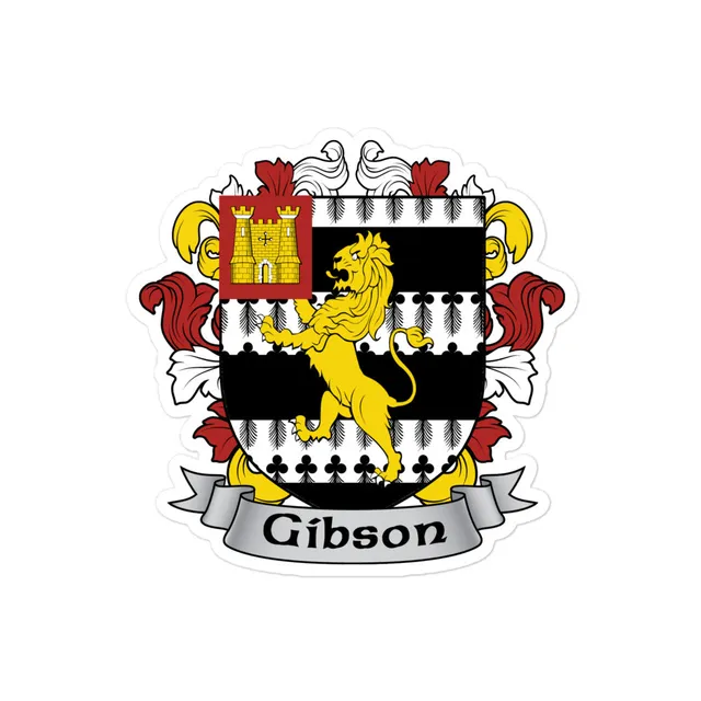 7.62 Design Gibson Coat of Arms adesivo vinile 3x3
