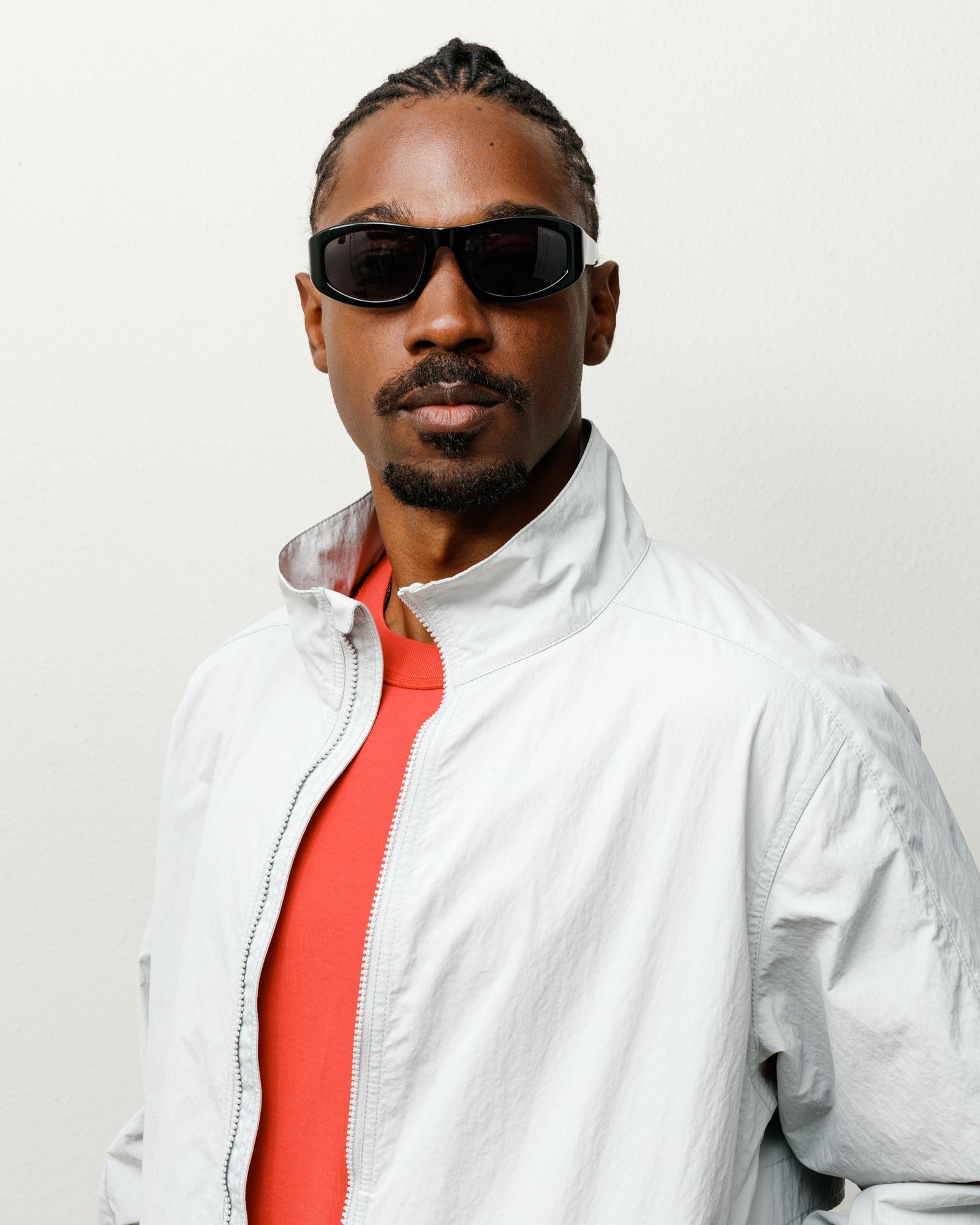 Stussy Landon Sunglasses occhiali neri bioacetato