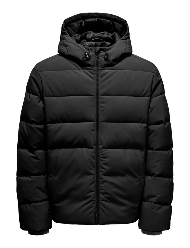 ONLY & SONS Onsmarvin Life Puffer Giacca Uomo L Nero