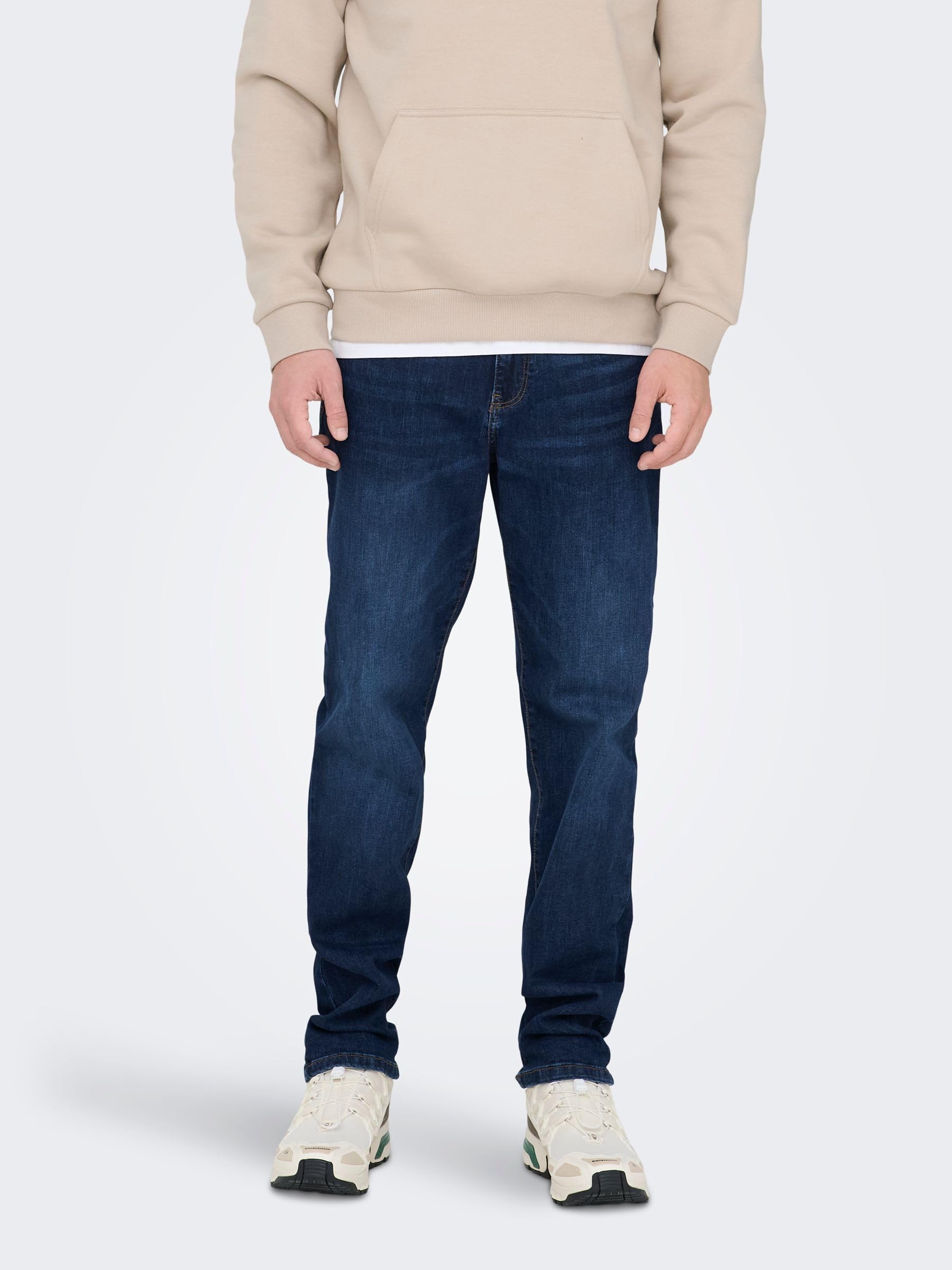 ONLY & SONS ONSWEFT Jeans 33W/32L Dark Blue Regular
