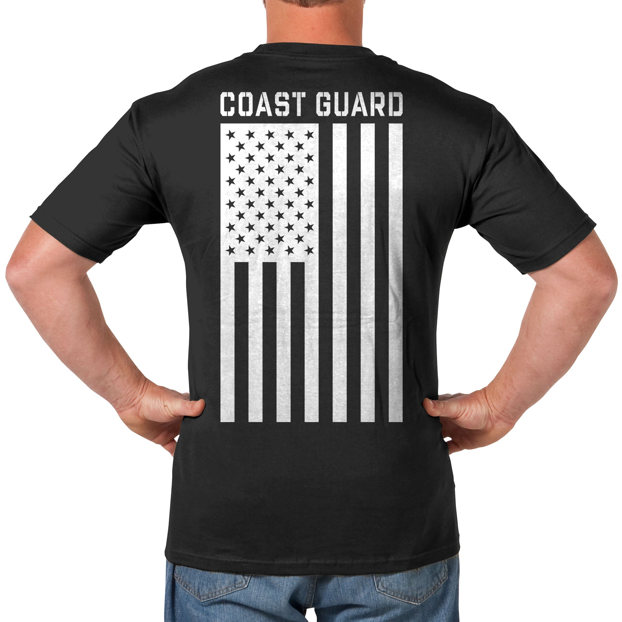 7.62 Design US Coast Guard Tactical Flag T-shirt uomo cotone