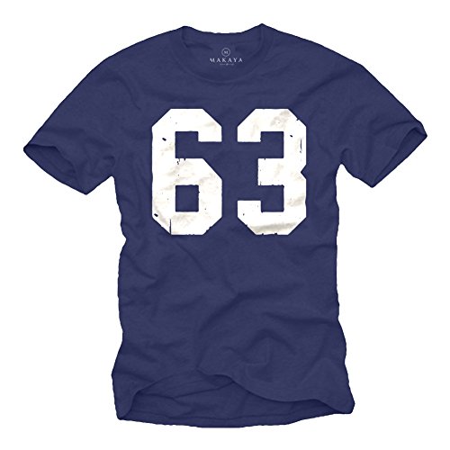 MAKAYA T-Shirt Uomo Bulldozer 63 Maglietta XL Cotone