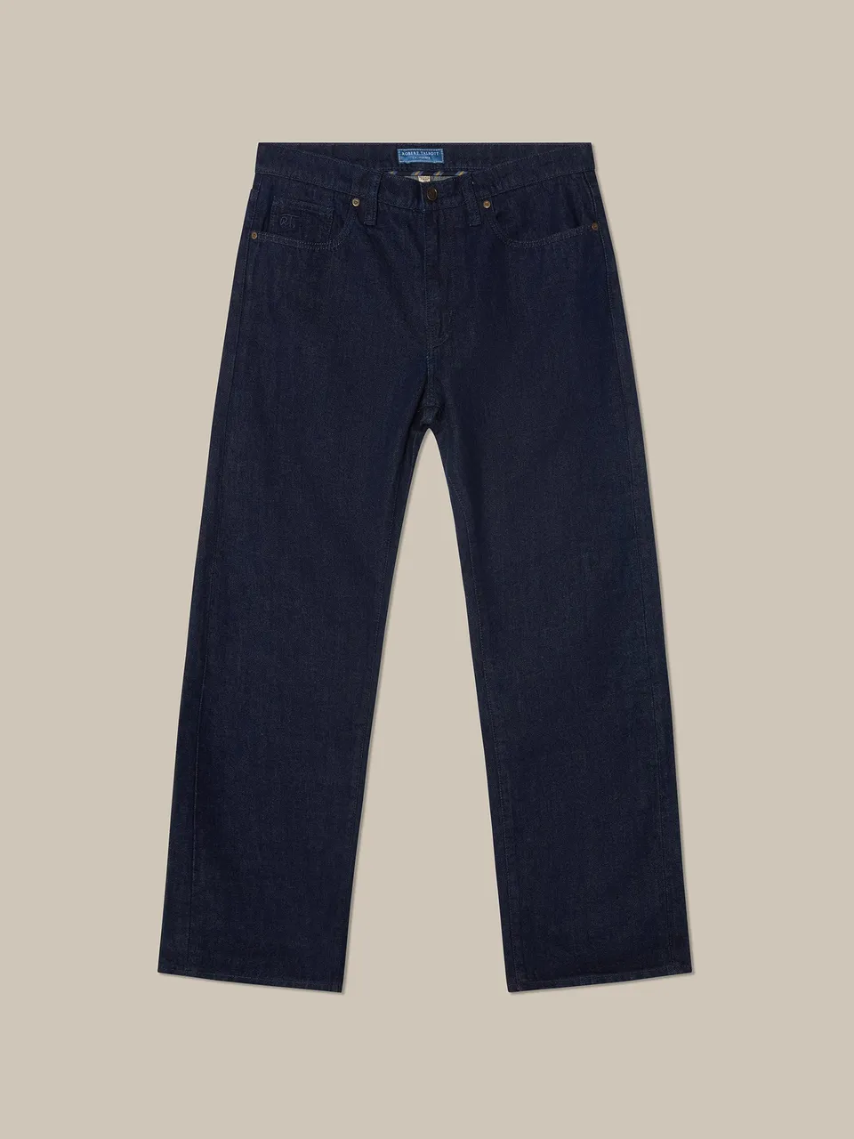 Robert Talbott Austin Selvedge jeans dritti indigo 34/32