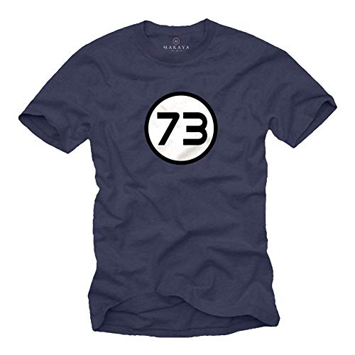 MAKAYA Sheldon 73 T-Shirt Uomo M Cotone Nero