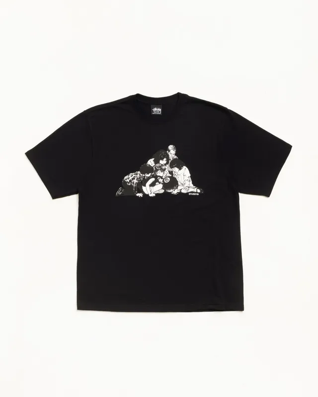 Stussy Kids Tee Maglietta Black 100% Cotone
