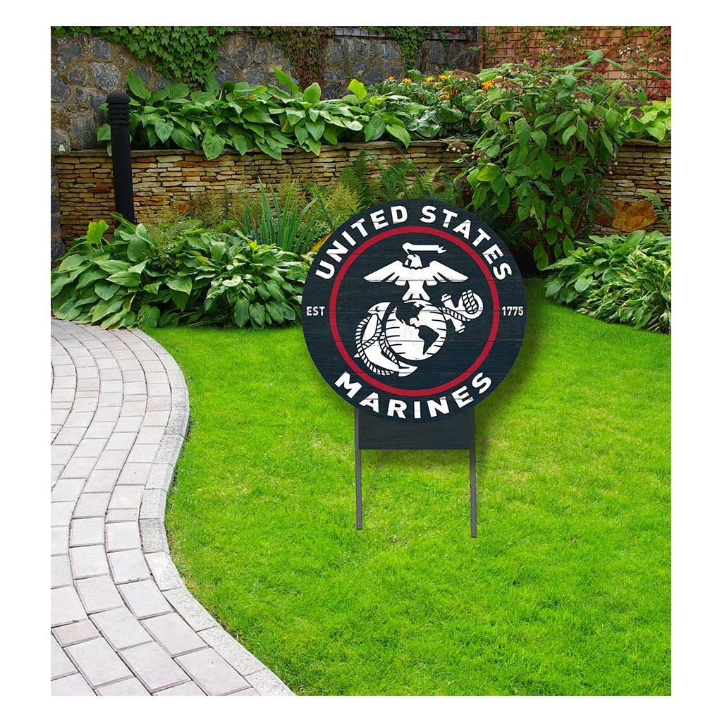 7.62 Design Eagle Globe Anchor Insegna giardino 50x50 USMC