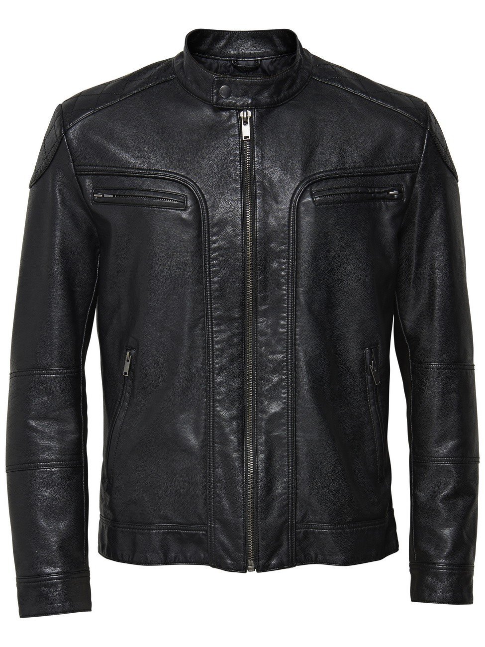 Only & Sons OnsNiels PU Giacca Uomo L Nera Ecopelle