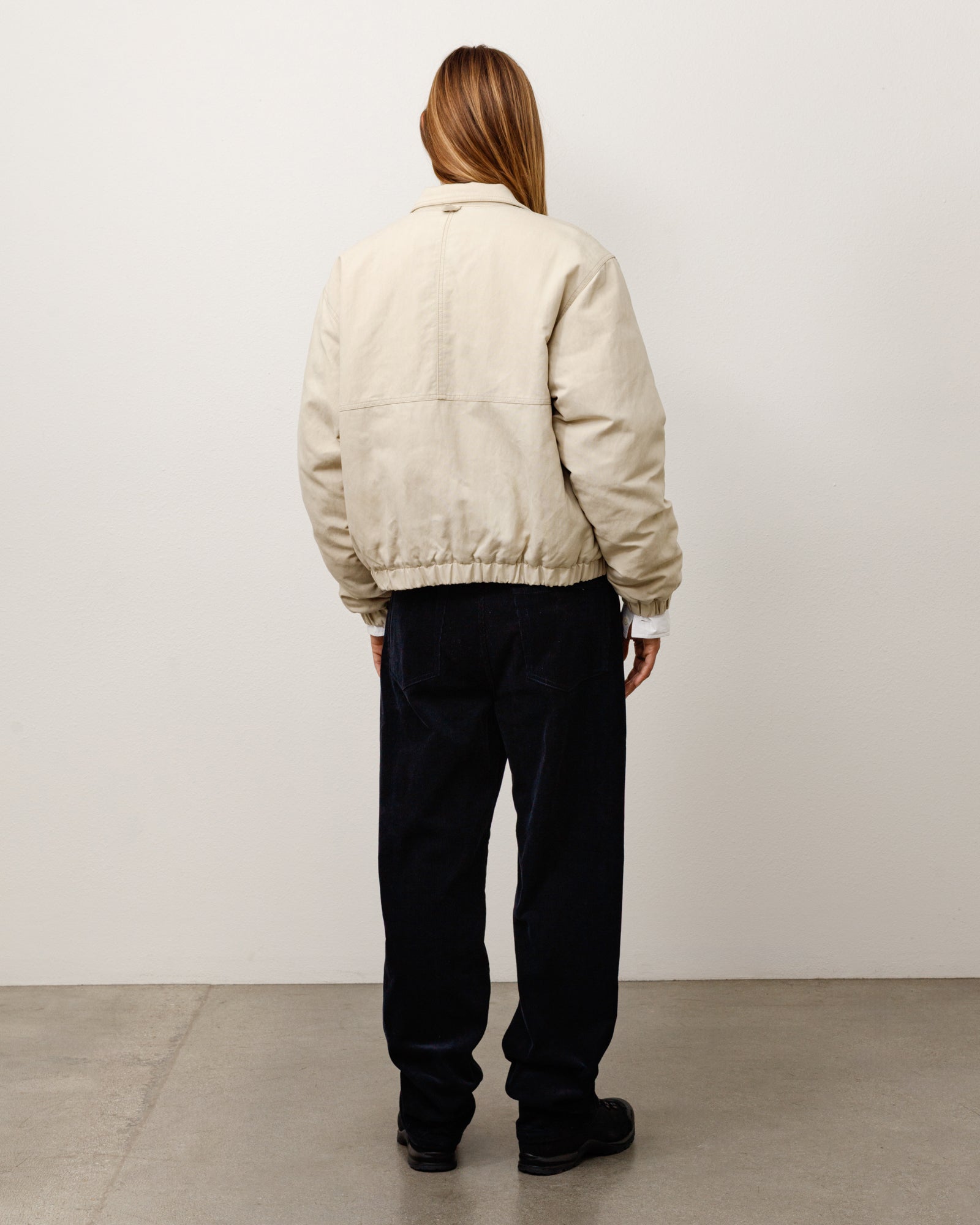 Stussy Nyco Collared Work giacca Sand