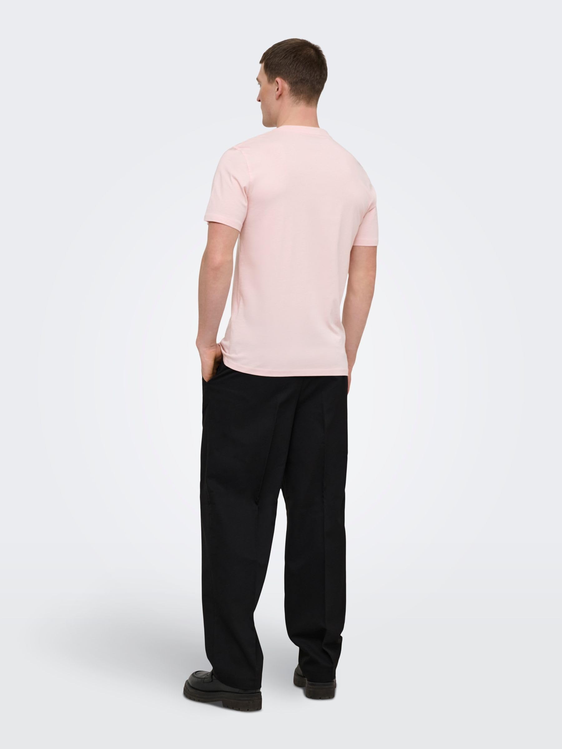 ONLY & SONS Onsmax t-shirt maglietta uomo blu notte cotone