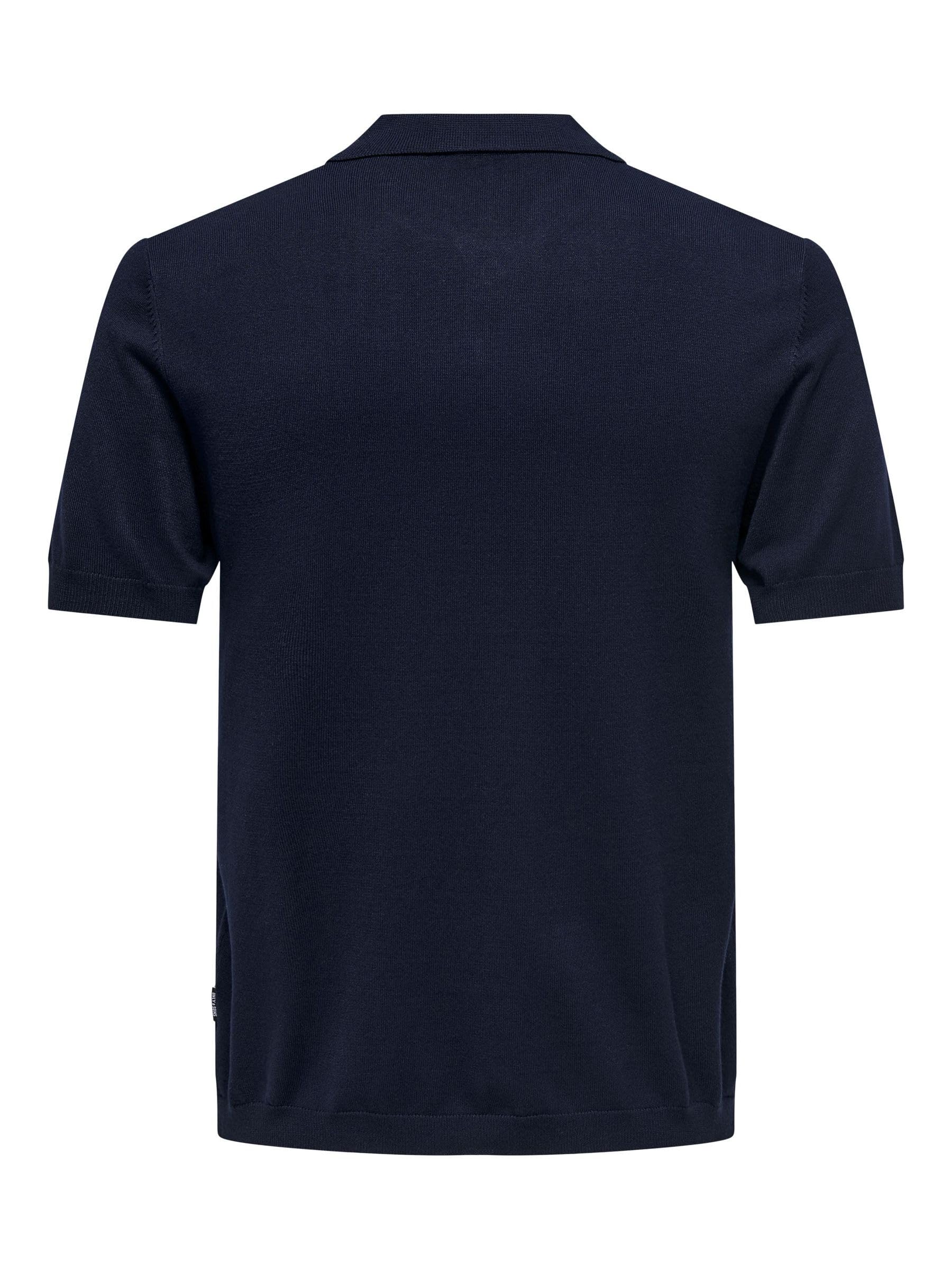 Only & Sons Onswyler Polo Uomo XS Navy Maglia Cotone