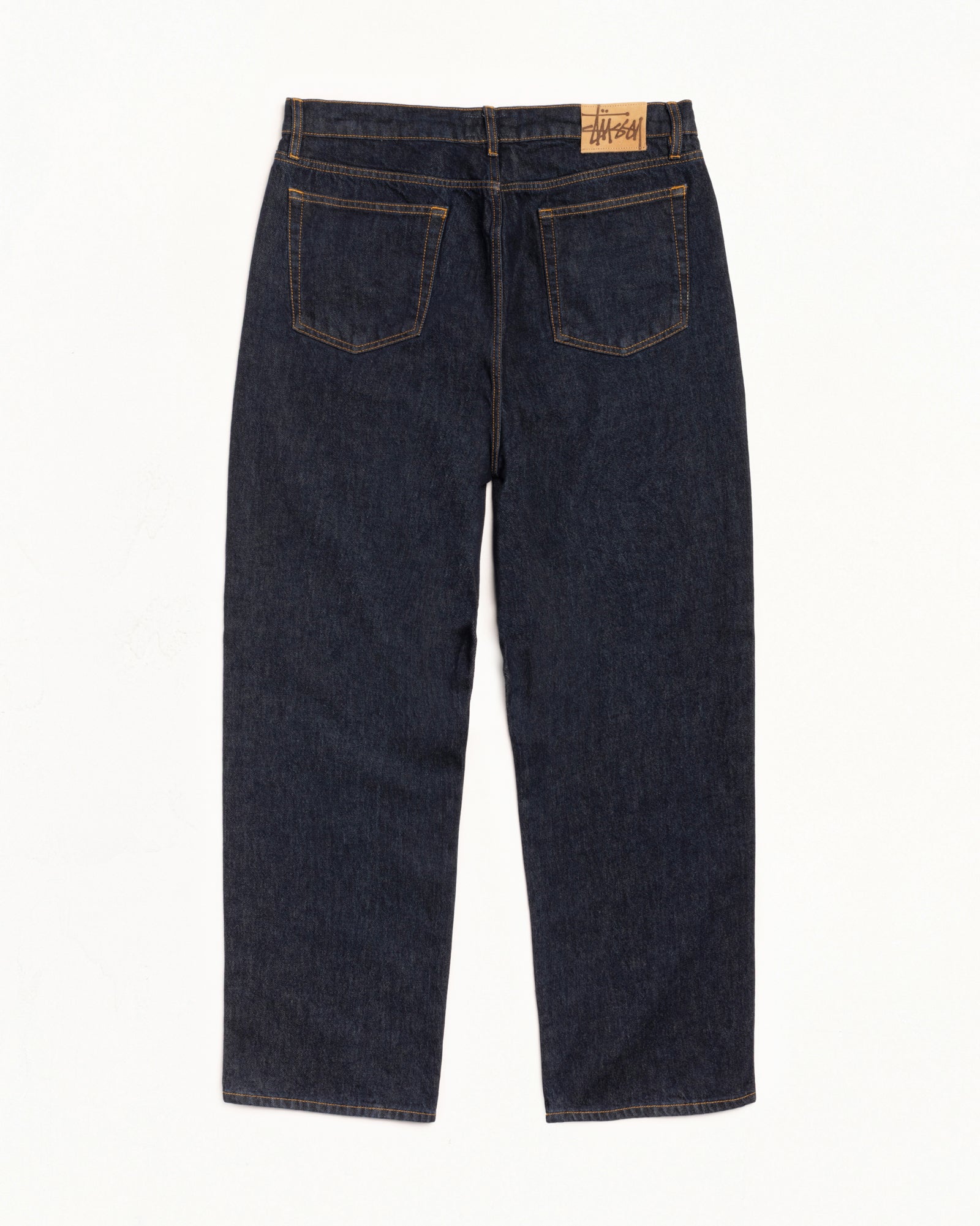 Stussy Big Ol Jean Denim jeans Rinsed Indigo 100% cotone