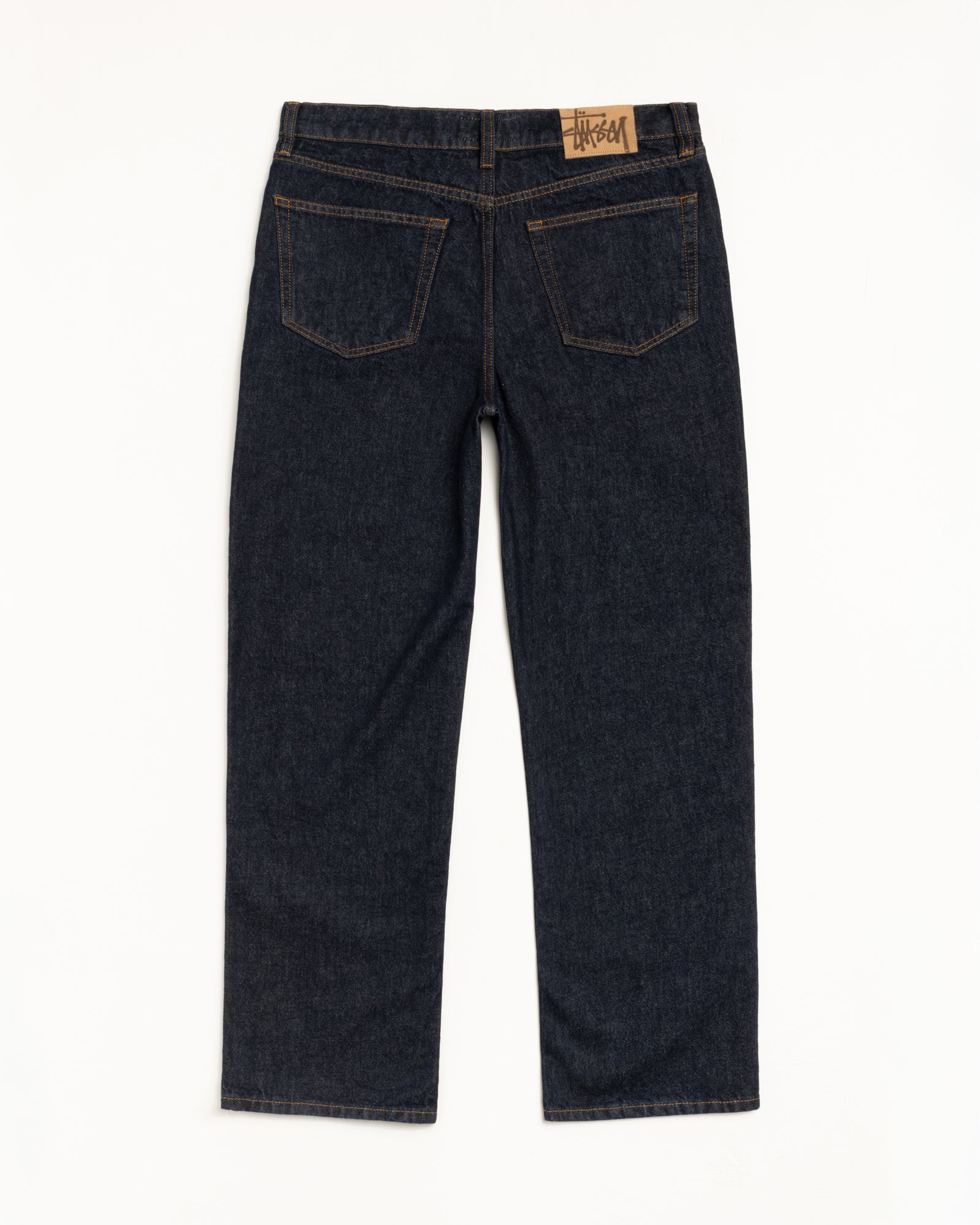 Stussy New Classic Jean Denim Rinsed Indigo Dritto Cotone