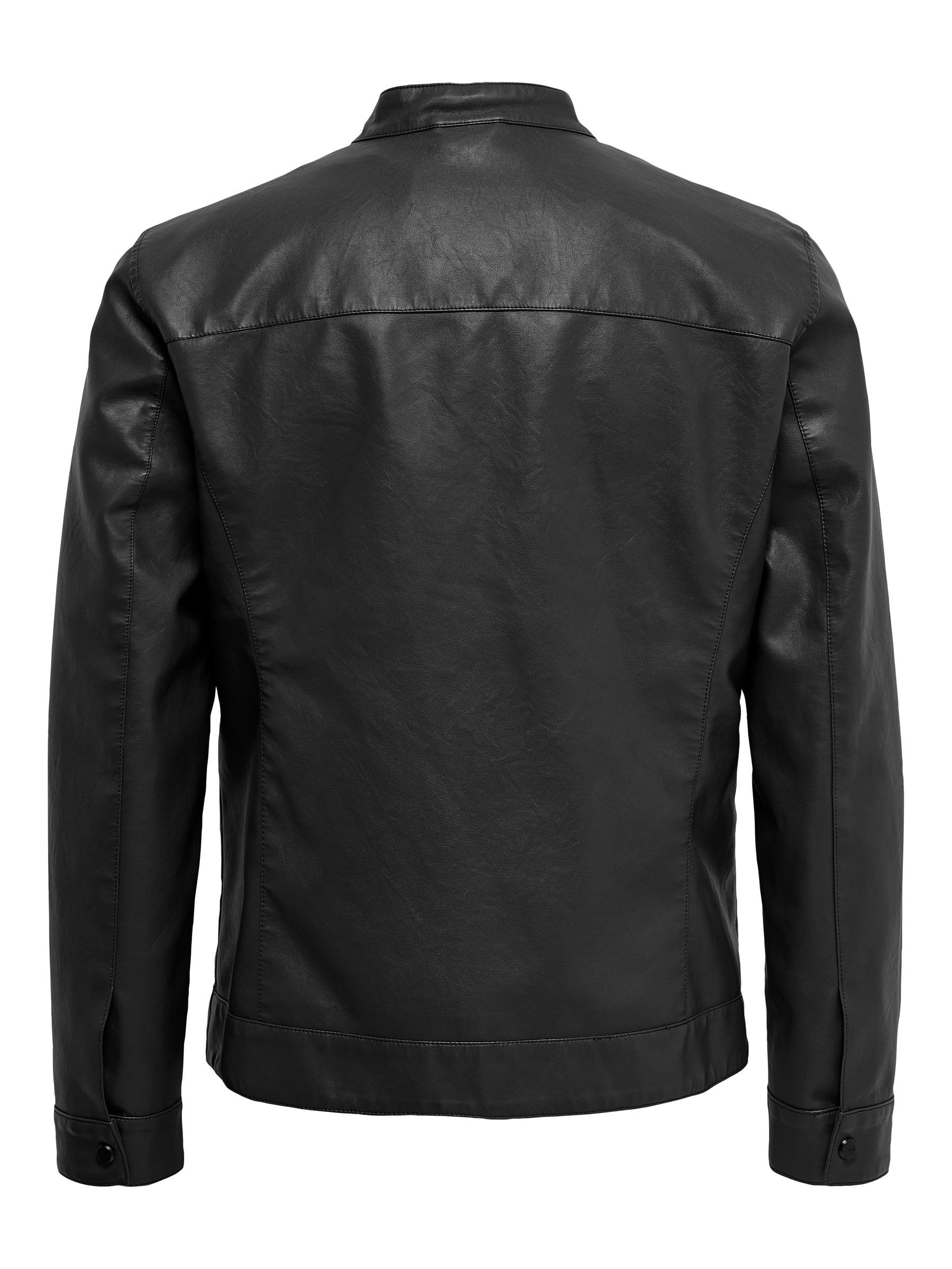 ONLY & SONS Onsmike Giacca Uomo Nero 100% Poliestere Taglia M