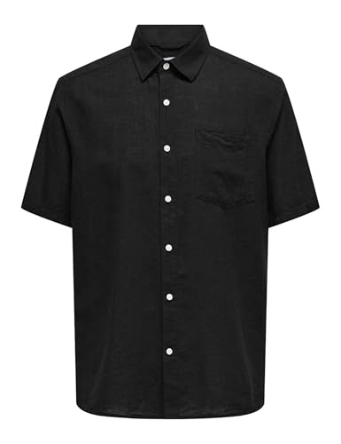 ONLY & SONS Onscaiden camicia maniche corte uomo Bianco L
