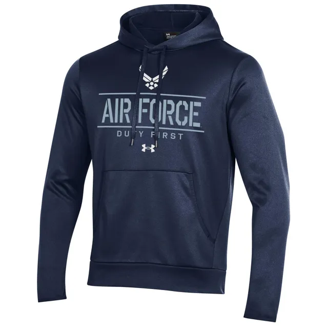 Under Armour US Air Force Felpa uomo navy con cappuccio