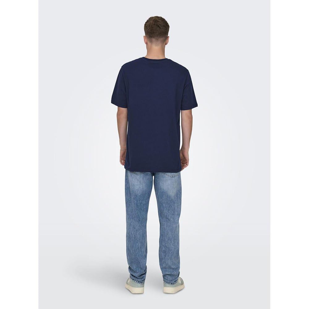 ONLY & SONS Popeye Life T-Shirt Uomo Cotone Bio XL