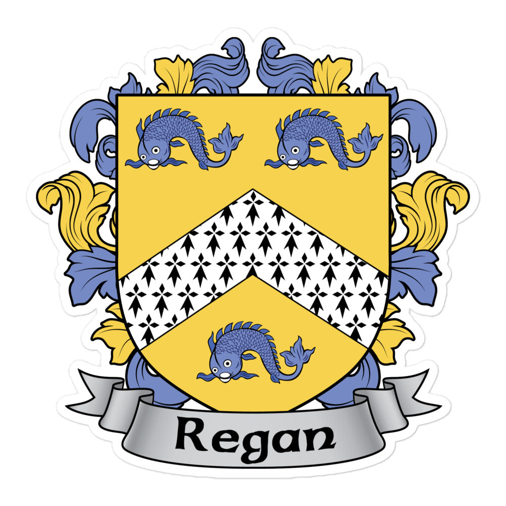 7.62 Design Regan Irish Coat of Arms Adesivo Vinile 3x3