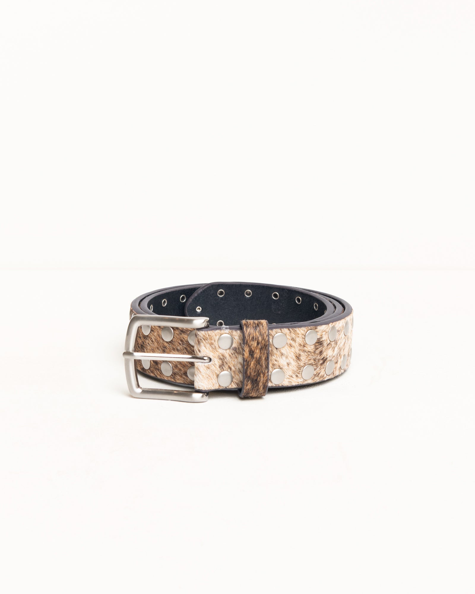 Stussy 8 Ball Studded Belt cintura pelle borchie