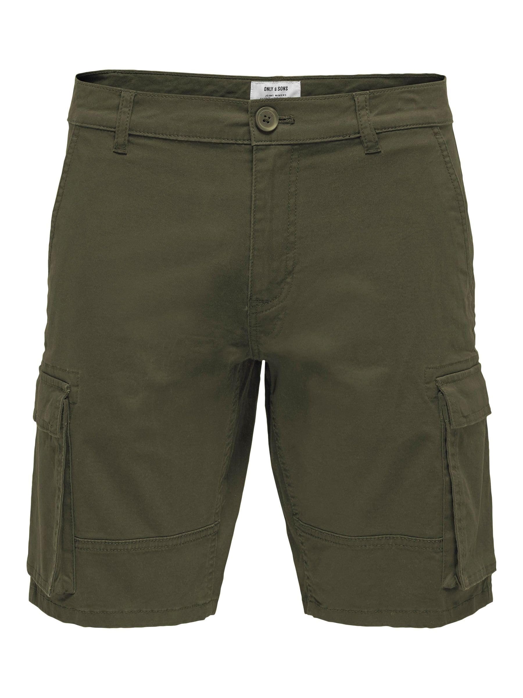 ONLY & SONS Pantaloncini Cargo Uomo ONSCAM Shorts cotone