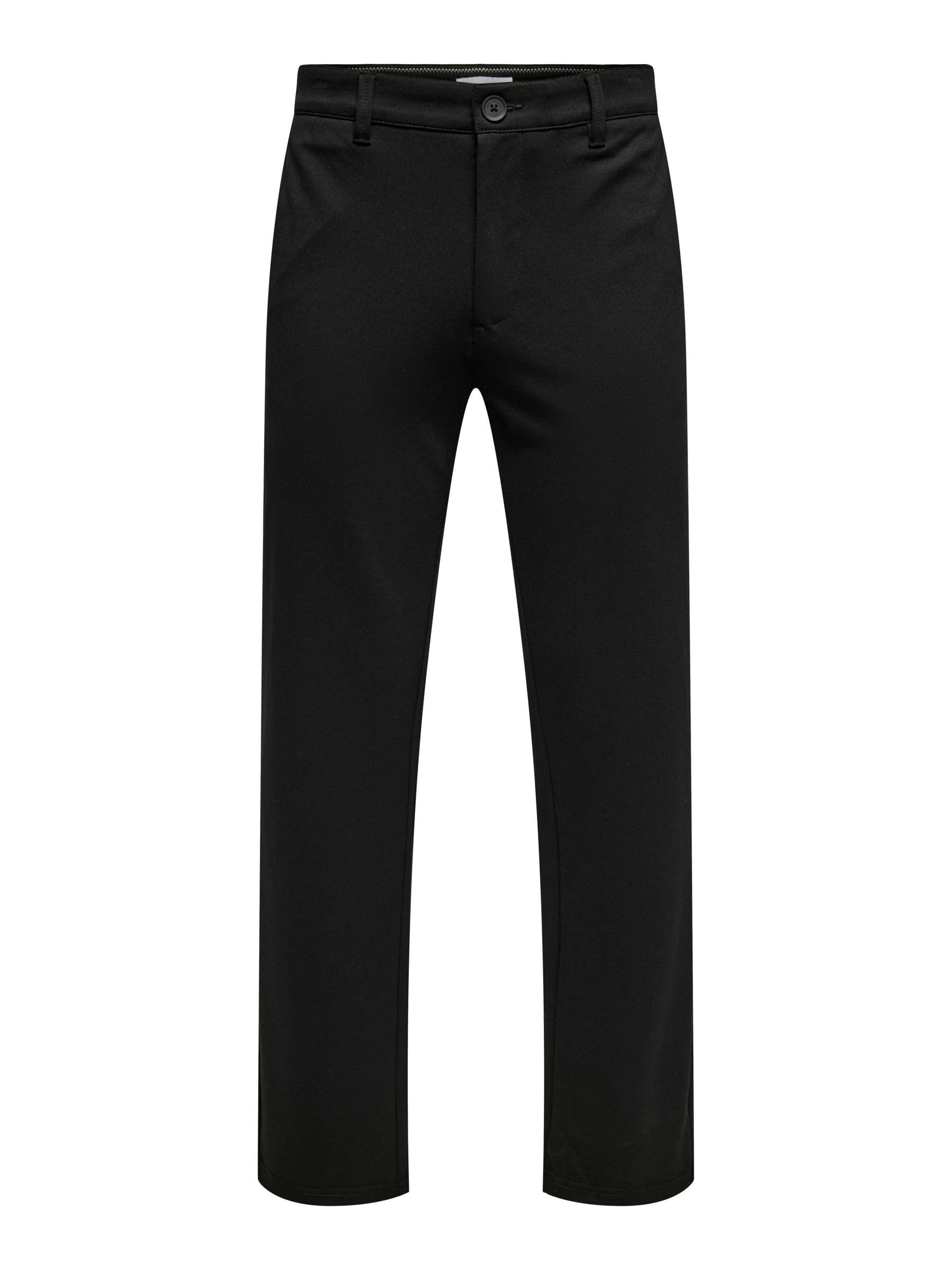 ONLY & SONS Onsmark 0209 Pantaloni Uomo 34W/30L Nero